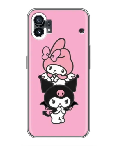 Чехол для Samsung Galaxy M17e с картинкой «My Melody и Kuromi» Чехол для Samsung Galaxy M17e с картинкой «My Melody и Kuromi»