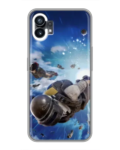 Чехол для Samsung Galaxy M17e с картинкой «Десант PUBG — прыжок» Чехол для Samsung Galaxy M17e с картинкой «Десант PUBG — прыжок»