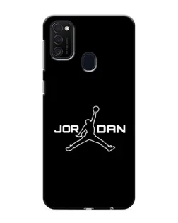 Чехол для Samsung Galaxy M21 с картинкой «Nike Pink Swirl»