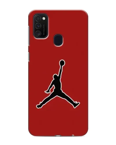 Чехол для Samsung Galaxy M21 с картинкой «Jordan Red Back»