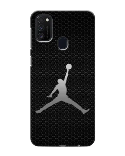 Чехол для Samsung Galaxy M21 с картинкой «Jordan Dark Carbon»