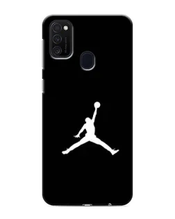 Чехол для Samsung Galaxy M21 с картинкой «Jordan Silhouette»
