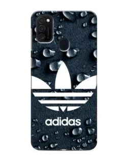 Чехол для Samsung Galaxy M21 с картинкой «Adidas Trefoil Blue»