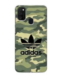 Чехол для Samsung Galaxy M21 с картинкой «Милитари стиль Adidas»