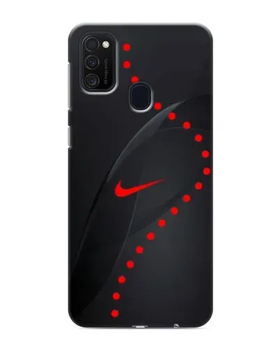 Чехол для Samsung Galaxy M21 с картинкой «Абстрактный дизайн Nike»