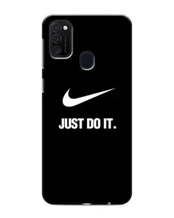 Чехол для Samsung Galaxy M21 с картинкой «Классический принт Nike»