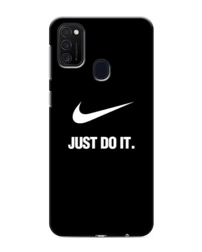 Чехол для Samsung Galaxy M21 с картинкой «Классический принт Nike»