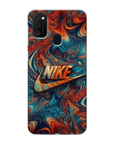 Чехол для Samsung Galaxy M21 с картинкой «Nike в абстракции»