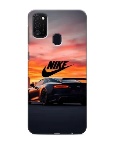 Чехол для Samsung Galaxy M21 с картинкой «Nike и суперкар»