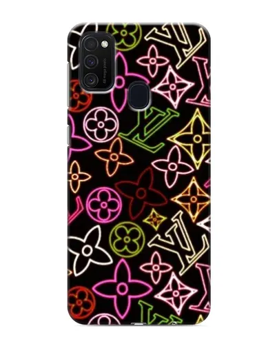 Чехол для Samsung Galaxy M21 с картинкой «Неоновый микс Nike» Чехол для Samsung Galaxy M21 с картинкой «Неоновый микс Nike»