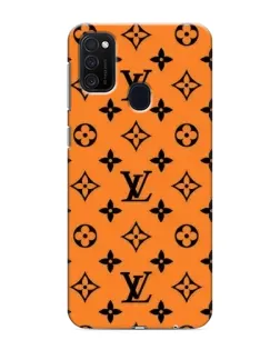 Чехол для Samsung Galaxy M21 с картинкой «Оранжевый стиль LV»