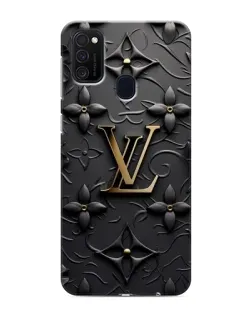 Чехол для Samsung Galaxy M21 с картинкой «Кожаная текстура LV»
