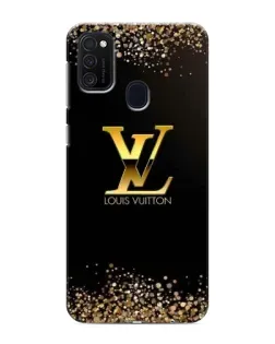 Чехол для Samsung Galaxy M21 с картинкой «LV — золотые искры»
