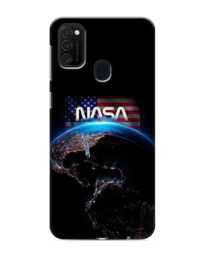 Чехол для Samsung Galaxy M21 с картинкой «Земля из космоса NASA»