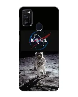 Чехол для Samsung Galaxy M21 с картинкой «Астронавт на Луне»