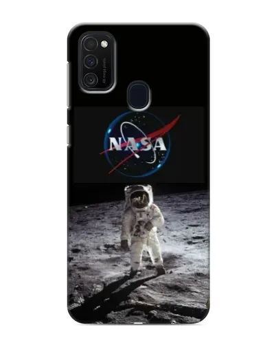 Чехол для Samsung Galaxy M21 с картинкой «Астронавт на Луне»