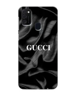 Чехол для Samsung Galaxy M21 с картинкой «Gucci — шелковые волны»