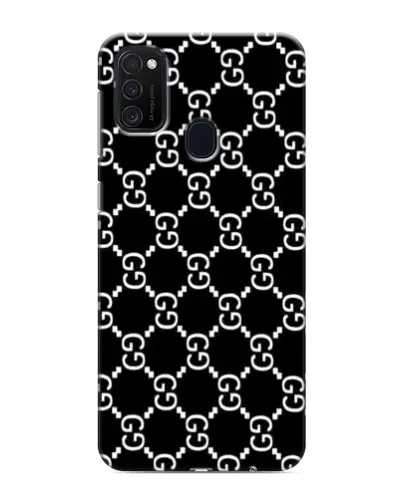 Чехол для Samsung Galaxy M21 с картинкой «Gucci — сетчатый паттерн»
