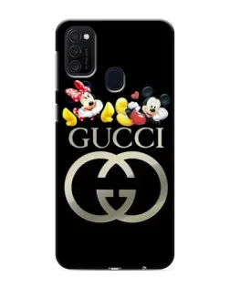 Чехол для Samsung Galaxy M21 с картинкой «Gucci — герои Disney»