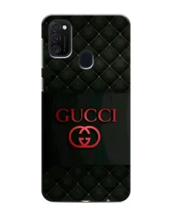 Чехол для Samsung Galaxy M21 с картинкой «Gucci — стеганый черный»
