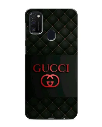 Чехол для Samsung Galaxy M21 с картинкой «Gucci — стеганый черный»