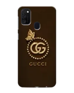 Чехол для Samsung Galaxy M21 с картинкой «Gucci — золотая бабочка»