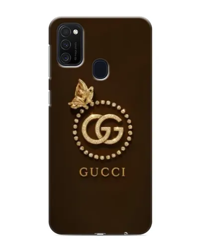 Чехол для Samsung Galaxy M21 с картинкой «Gucci — золотая бабочка»