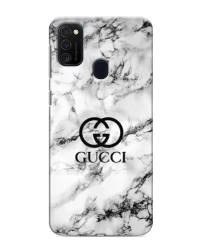 Чехол для Samsung Galaxy M21 с картинкой «Gucci — мраморный шик»