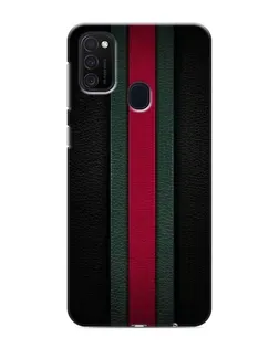 Чехол для Samsung Galaxy M21 с картинкой «Gucci — неоновая линия»