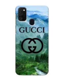 Чехол для Samsung Galaxy M21 с картинкой «Gucci — горный пейзаж»