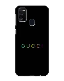 Чохол для Samsung Galaxy M21 з картинкою «Gucci — неоновий мінімалізм»