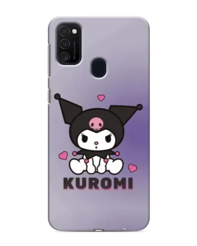 Чехол для Samsung Galaxy M21 с картинкой «Kuromi — фиолетовый арт»