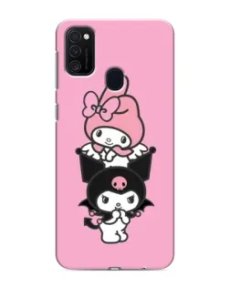 Чехол для Samsung Galaxy M21 с картинкой «My Melody и Kuromi» Чехол для Samsung Galaxy M21 с картинкой «My Melody и Kuromi»