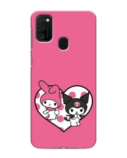Чехол для Samsung Galaxy M21 с картинкой «Kuromi и My Melody» Чехол для Samsung Galaxy M21 с картинкой «Kuromi и My Melody»