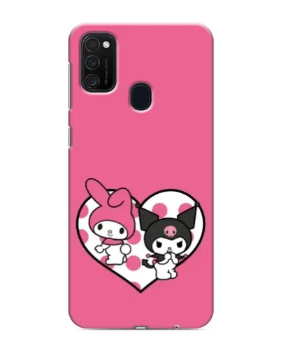 Чехол для Samsung Galaxy M21 с картинкой «Kuromi и My Melody»