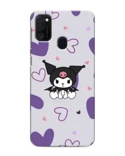 Чехол для Samsung Galaxy M21 с картинкой «Kuromi и лавандовые сердца» Чехол для Samsung Galaxy M21 с картинкой «Kuromi и лавандовые сердца»