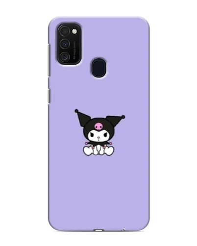 Чехол для Samsung Galaxy M21 с картинкой «Kuromi — фиолетовый минимализм»