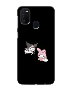 Чехол для Samsung Galaxy M21 с картинкой «My Melody и Kuromi» Чехол для Samsung Galaxy M21 с картинкой «My Melody и Kuromi»