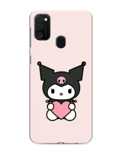 Чехол для Samsung Galaxy M21 с картинкой «Kuromi и сердце» Чехол для Samsung Galaxy M21 с картинкой «Kuromi и сердце»