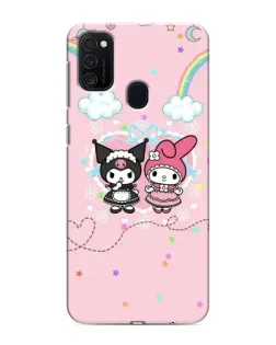 Чехол для Samsung Galaxy M21 с картинкой «My Melody и Kuromi» Чехол для Samsung Galaxy M21 с картинкой «My Melody и Kuromi»