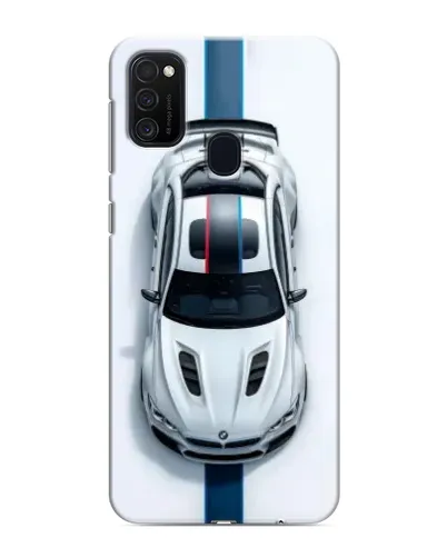Чехол для Samsung Galaxy M21 с картинкой «Вид сверху — BMW M»