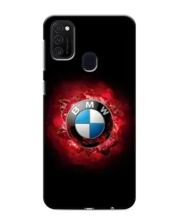 Чехол для Samsung Galaxy M21 с картинкой «Логотип BMW — вспышка»