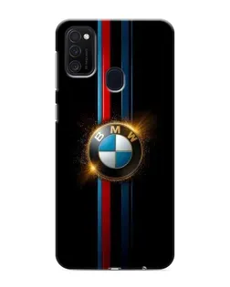 Чехол для Samsung Galaxy M21 с картинкой «BMW M-Power неон»