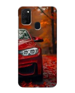 Чехол для Samsung Galaxy M21 с картинкой «Осенняя BMW M4»
