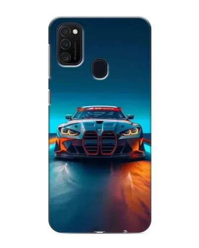 Чохол для Samsung Galaxy M21 з картинкою «BMW — вогні неону» Чохол для Samsung Galaxy M21 з картинкою «BMW — вогні неону»