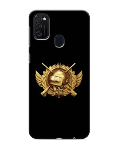 Чехол для Samsung Galaxy M21 с картинкой «PUBG — оранжевый градиент»