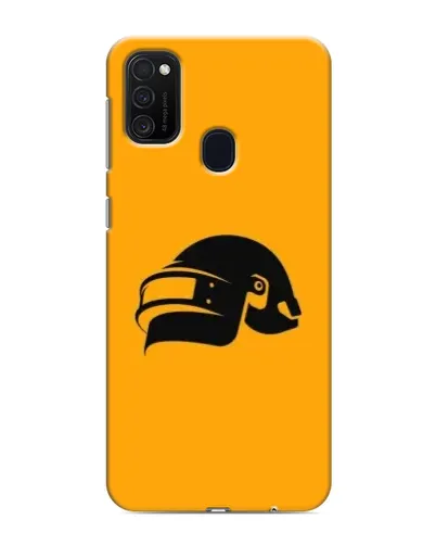 Чехол для Samsung Galaxy M21 с картинкой «PUBG — золотой шлем»