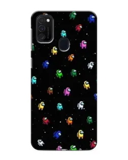 Чехол для Samsung Galaxy M21 с картинкой «Экипаж Among Us»