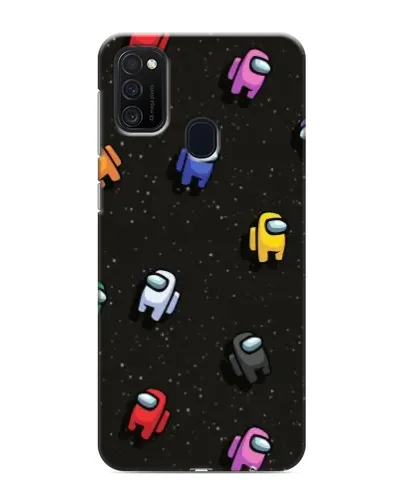 Чехол для Samsung Galaxy M21 с картинкой «Космический паттерн Among Us» Чехол для Samsung Galaxy M21 с картинкой «Космический паттерн Among Us»