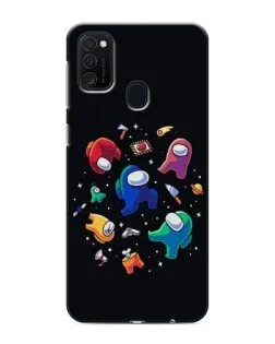 Чехол для Samsung Galaxy M21 с картинкой «Among Us космос»